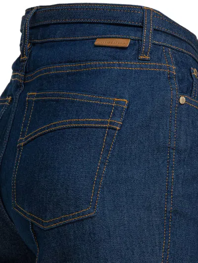Zimmermann Wide Leg Jeans In Blue