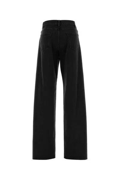 The Row Five-pocket Denim Trousers Featuring Belt Loops In Black