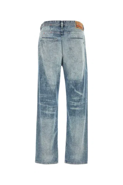 Diesel Men Denim Jeans In Blue