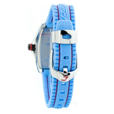 Chronotech Blue Rubber Watch In Blue