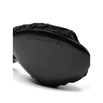 Dolce & Gabbana Black Cotton Women's Sandal In Black