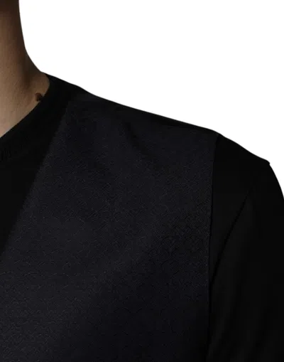 Dolce & Gabbana Black Wool Waistcoat Dress Formal Men's Vest In Black