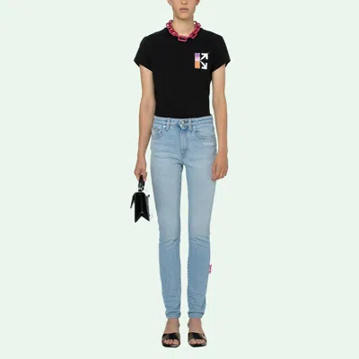 Off-white Gradient Carryover Fitted Tee 'black/multicolor'