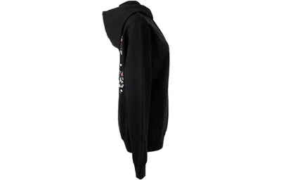 Off-white (wmns)  Flower Embroidered Arrow Hoodie Black