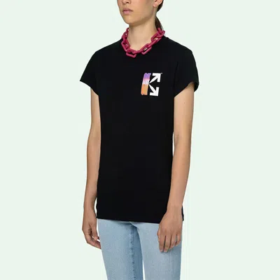 Off-white Gradient Carryover Fitted Tee 'black/multicolor'