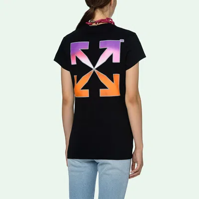 Off-white Gradient Carryover Fitted Tee 'black/multicolor'