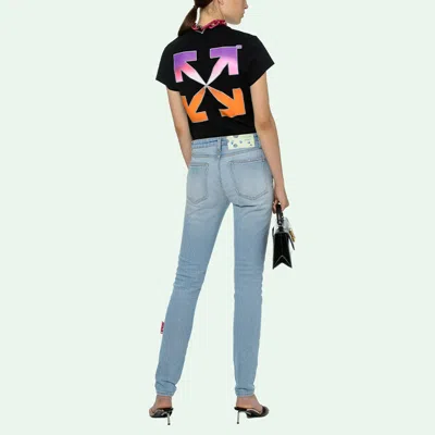 Off-white Gradient Carryover Fitted Tee 'black/multicolor'