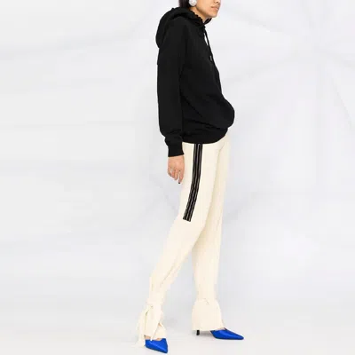 Off-white (wmns)  Flower Embroidered Arrow Hoodie Black