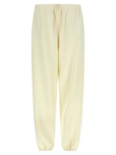 Magda Butrym Joggers With Elastic Cuffs And Pockets In Yellow
