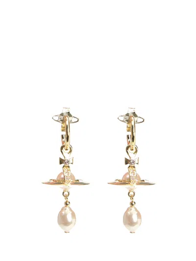Vivienne Westwood Aleksa Earrings Jewelry Gold In Gold