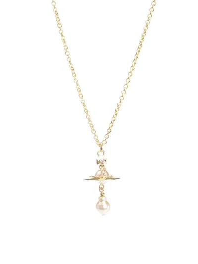 Vivienne Westwood Aleksa Pendant Jewelry Gold In Gold