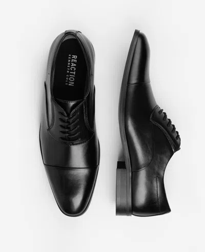 Reaction Kenneth Cole Reaction - Heath Cap Toe Lace Up Oxford Shoe In Black