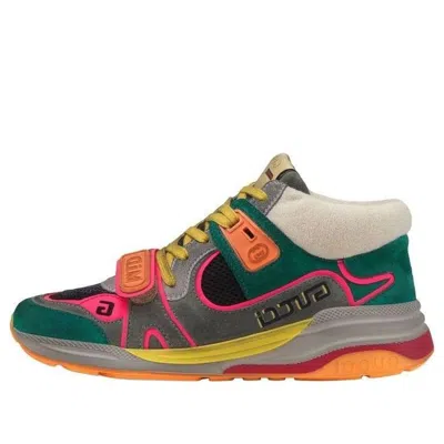 Gucci (wmns)  Ultrapace Mid 'green Pink' In Multi