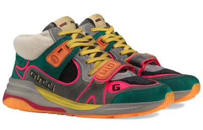Gucci (wmns)  Ultrapace Mid 'green Pink' In Multi