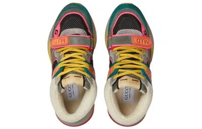 Gucci (wmns)  Ultrapace Mid 'green Pink' In Multi
