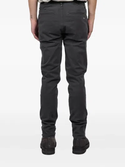 Rag & Bone Buttoned Trousers In Gray