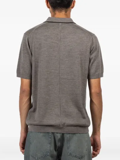 Rag & Bone Crawford Polo Shirt In Gray