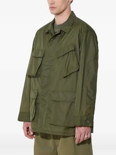 Engineered Garments Pocket Jacket In Green
