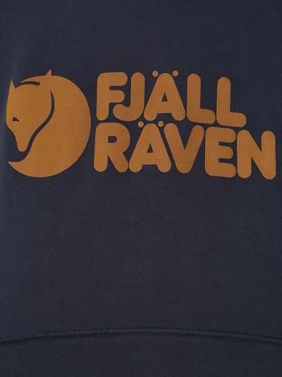 Fjall Raven Fjällräven Logo-print Hoodie In Blue