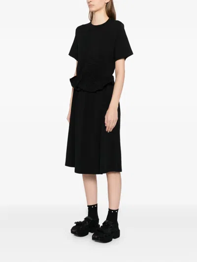 Cecilie Bahnsen Bonnie Midi Dress In Black