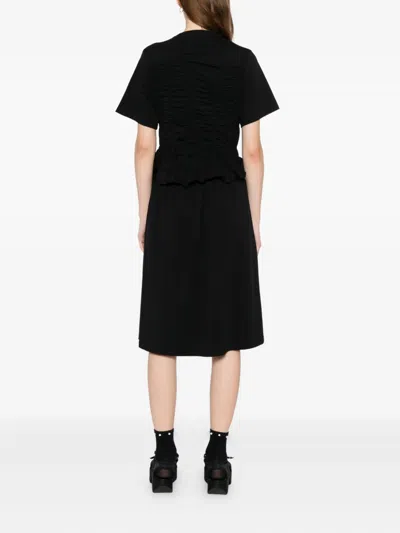 Cecilie Bahnsen Bonnie Midi Dress In Black