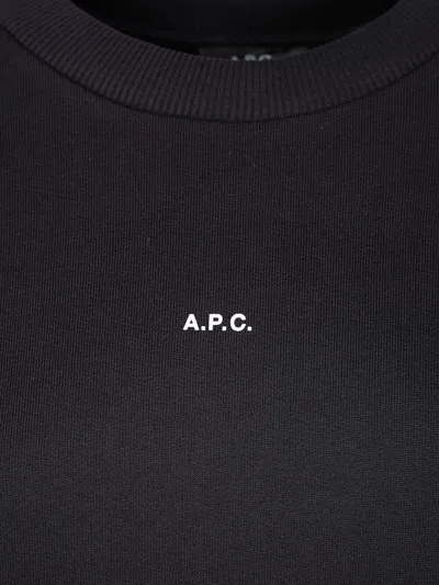 Apc A. P.c. A. P.c. 'boxy Micro Logo Gots' Sweatshirt In Blue