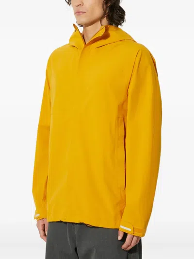 Fjall Raven Hooded Jacket In Yellow
