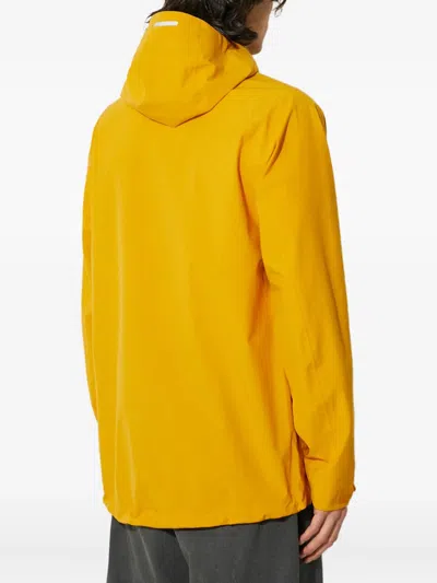 Fjall Raven Hooded Jacket In Yellow