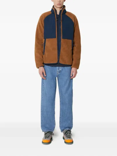 Fjall Raven Logo-patch Crew-neck Sweatshirt In Blue