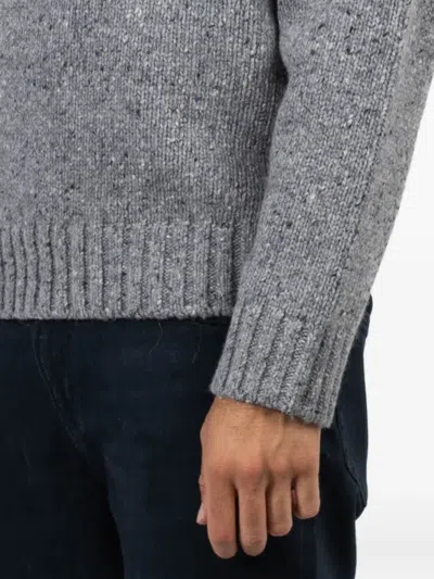 Frame Sailor Ribbed Crew-neck Knitwear In Gray