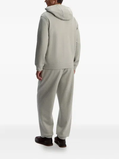 12 Storeez Drawstring Trousers In Gray