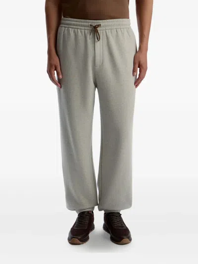 12 Storeez Drawstring Trousers In Gray