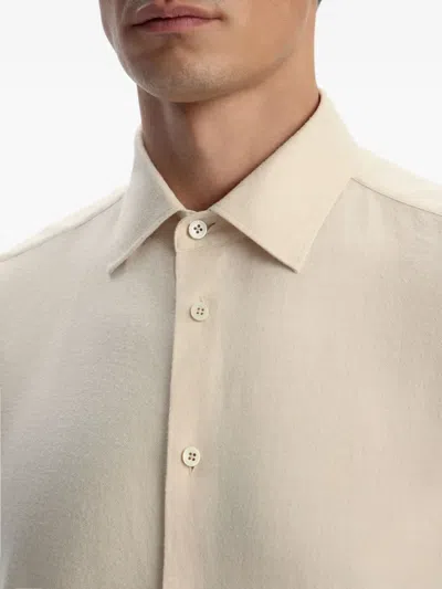 12 Storeez Long-sleeve Shirt In Neutral