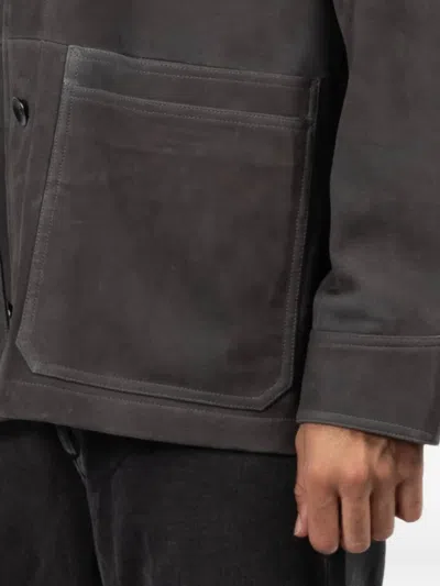 Rag & Bone Graham Corduroy-trimmed Suede Jacket In Multi