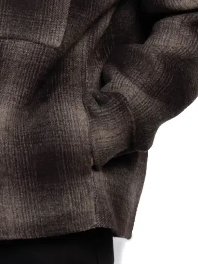 Rag & Bone Wool-blend Austin Check Jacket In Brown