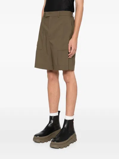 Moncler Bermuda Shorts In Green