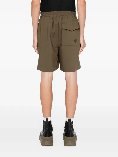 Moncler Bermuda Shorts In Green