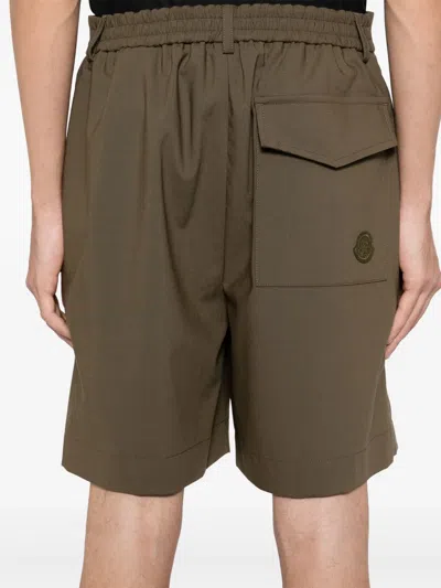 Moncler Bermuda Shorts In Green