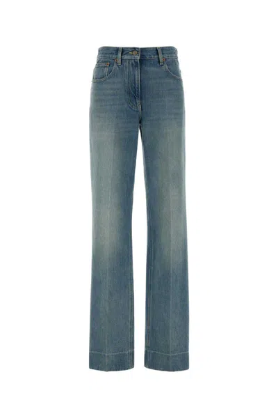 Valentino Garavani Denim Jeans In Blue