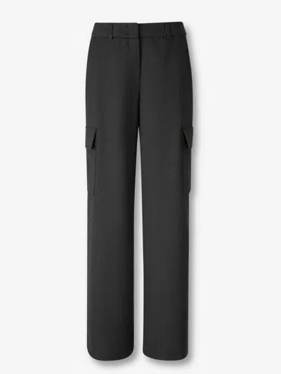 Peserico Flap-pocket Trousers In Black