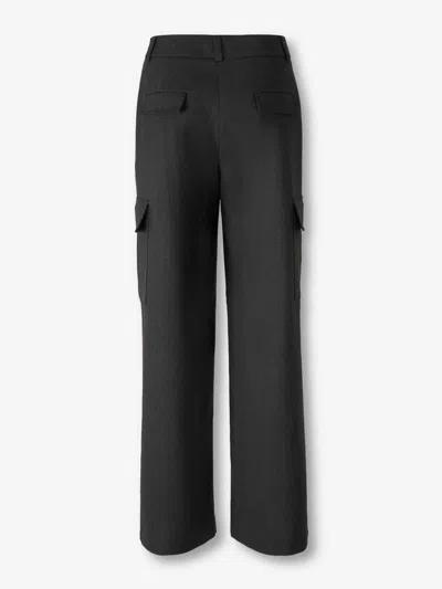 Peserico Flap-pocket Trousers In Black