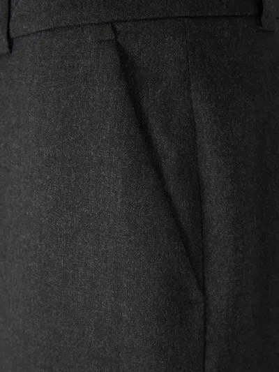 Peserico Flap-pocket Trousers In Black