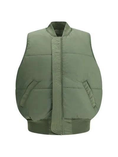 Alpha Industries Zip Pocket Gilets In Green