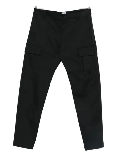 C.p. Company Cargo Pant In Tecnical Panama Clothing In Black