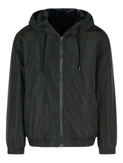 Moose Knuckles Border Bunny Reversible Polyester Sweatshirt In Blue