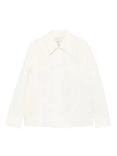Ami Alexandre Mattiussi Ami Paris Jacket Padded Adc Overshirt Clothing In White