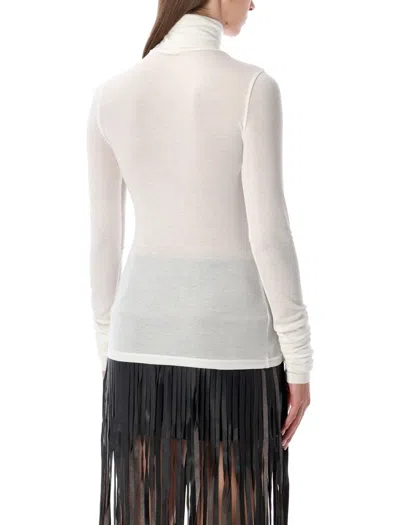 The Garment Bree Long Turtleneck Top In White