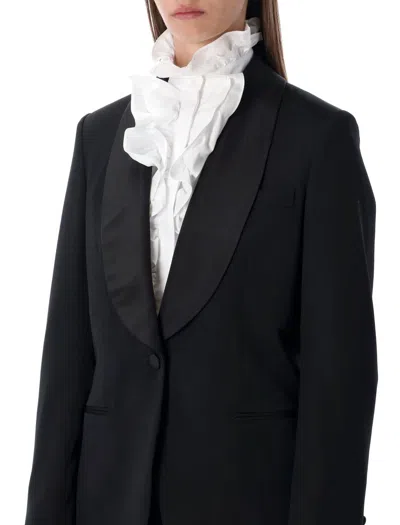Ralph Lauren Sutton Slim Grain De Poudre Tuxedo Jacket In Black