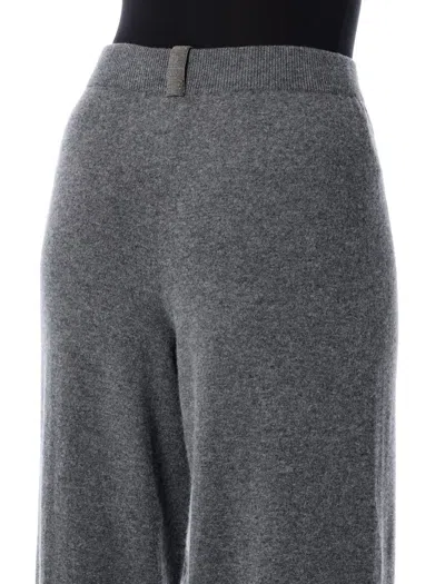 Fabiana Filippi Wide Jogging Pants In Gray