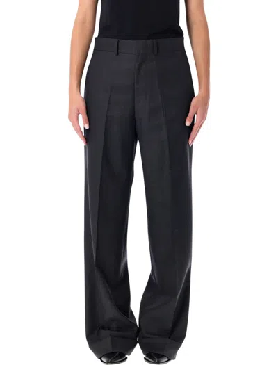 Junya Watanabe Tailored Wide-leg Trousers Pockets In Black